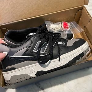 New Balance 550 Sneakers in Black and Gray
